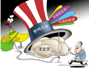 楊一菱:“野雞大學”要打擊,“野雞大學生”更要打擊