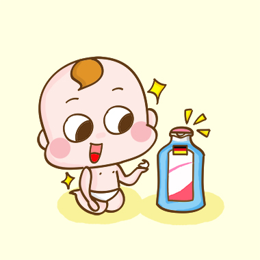 潤膚露卡通