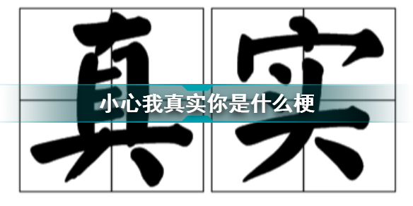 小心我真實(shí)你是什么梗 小心我真實(shí)你是什么意思網(wǎng)絡(luò)用語