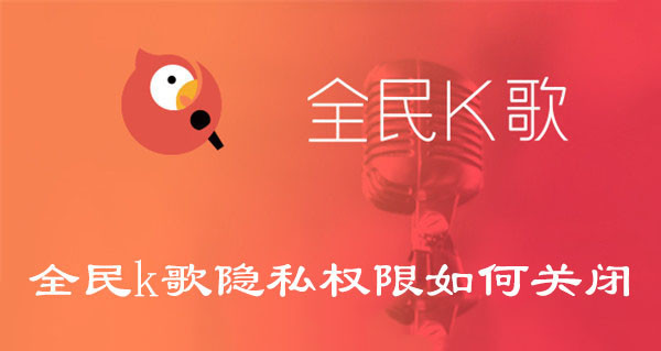 全民k歌隱私權(quán)限如何關(guān)閉