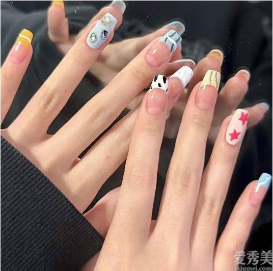超仙的夏日冰透美甲,520還沒(méi)做美甲的姐妹趕快分配~