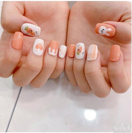 清新夏天美甲合輯,確實超級可愛靈動~