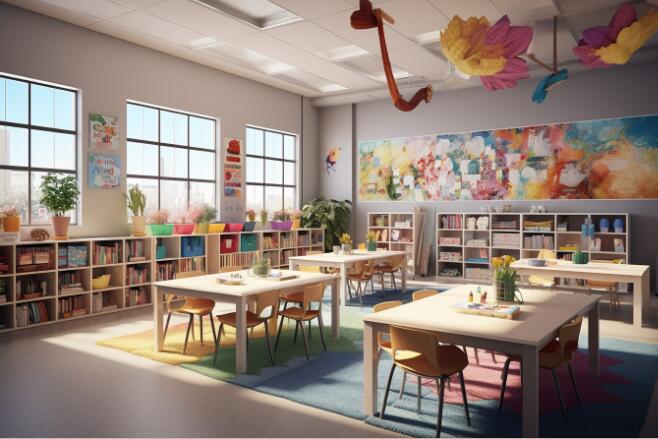 幼兒園 (圖片來源:AI合成) 幼兒園