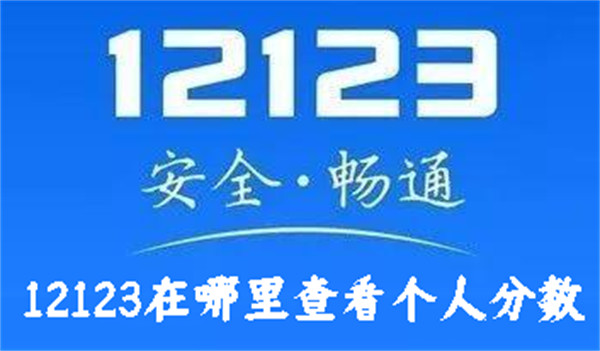 12123在哪里查看個人分數(shù)