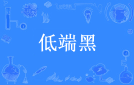 網(wǎng)絡(luò)用語(yǔ)低端黑是什么梗