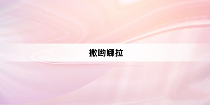 網(wǎng)絡(luò)用語(yǔ)撒喲娜拉是什么梗