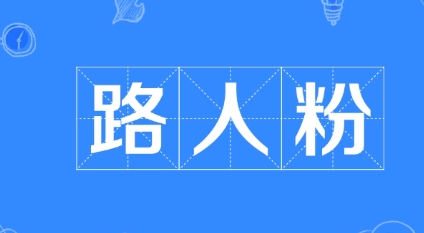 網(wǎng)絡(luò)用語路人粉是什么梗