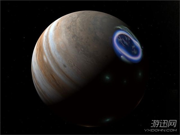 木星北極驚現(xiàn)超大型極光 面積可覆蓋整個地球