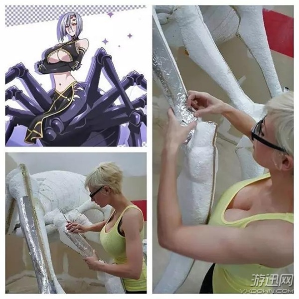 胸猛Coser挑戰(zhàn)性感蜘蛛娘 凸顯的南半球讓人移不開(kāi)眼睛
