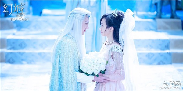 《幻城》電視劇“大婚”劇照 兩位女主婚紗照曝光!