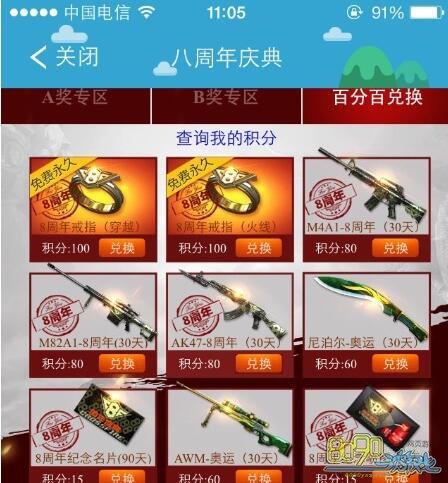 CF八周年戒指有什么屬性